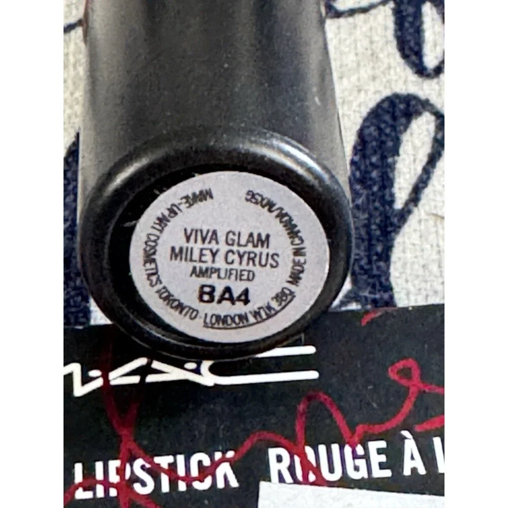 MAC Amplified Creme Lipstick Viva Glam Miley Cyrus - Discontinued - NIB